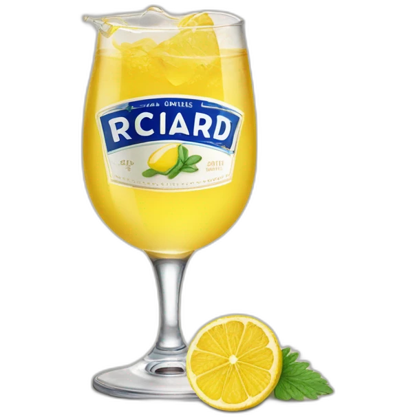 verre de Ricard Pastis de Marseille 51 emoji