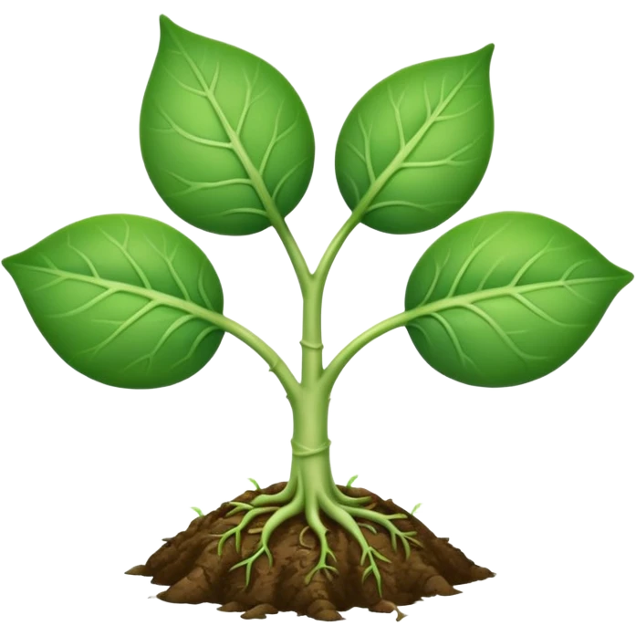 sprout　two reaf emoji