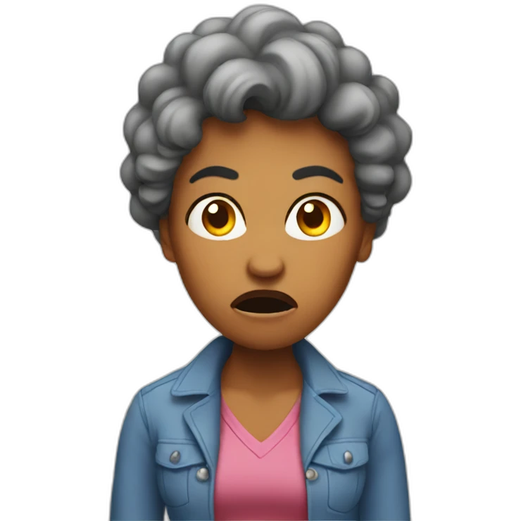 Angry mom emoji