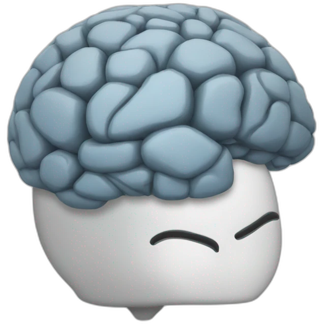 Cerebro matemático  emoji