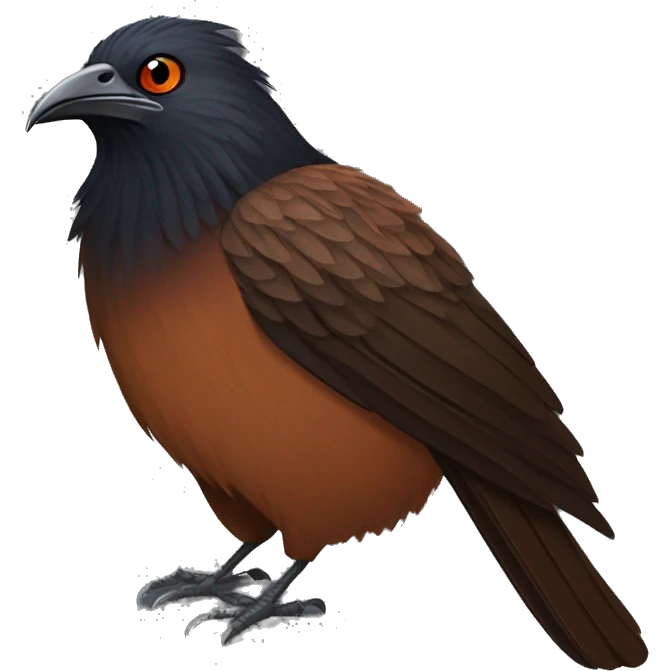 Greater coucal emoji