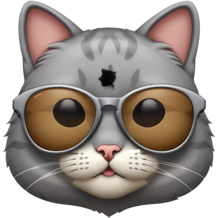 Cat wearing sunglasses emoji