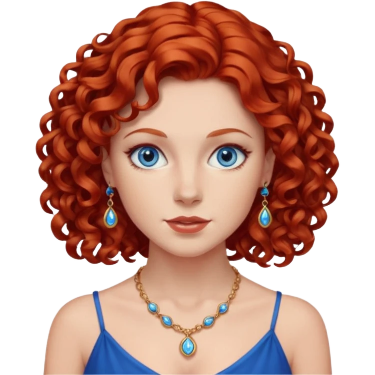 Rose DeWitt Bukater curly red hair emoji