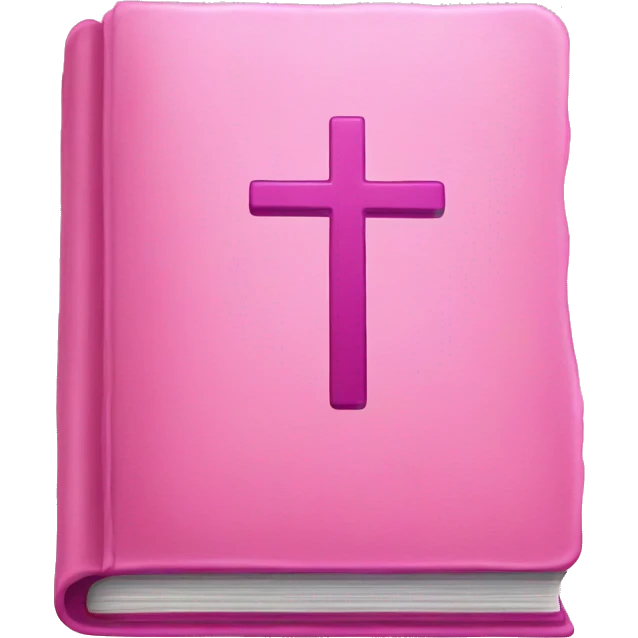 pink bible  emoji