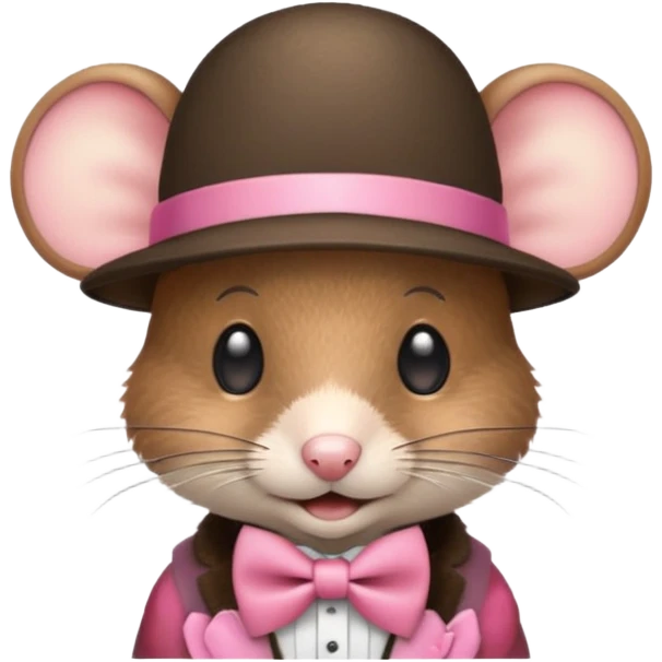 mouse in hat emoji