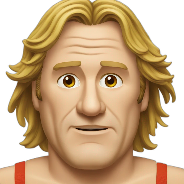 Depardieu surf emoji