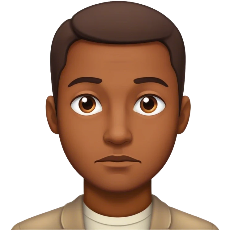 Male giving side eye  emoji
