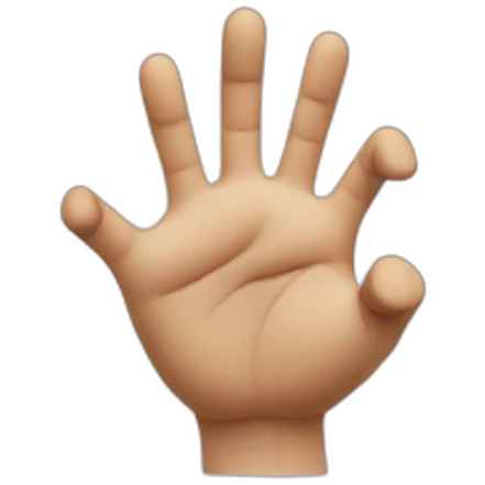smiley finger emoji