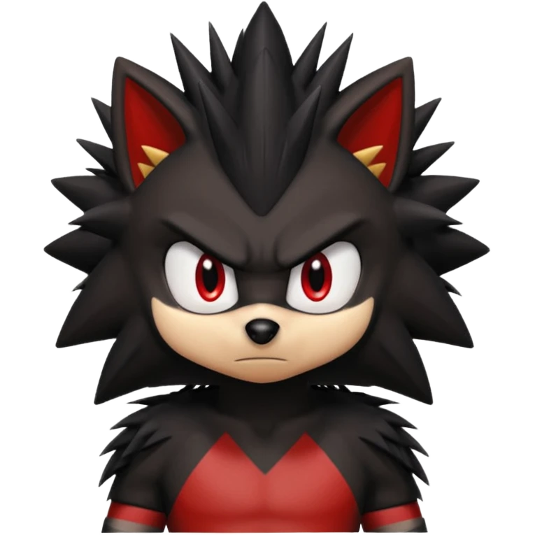 Sonic the hedgehog: Shadow the hedgehog emoji
