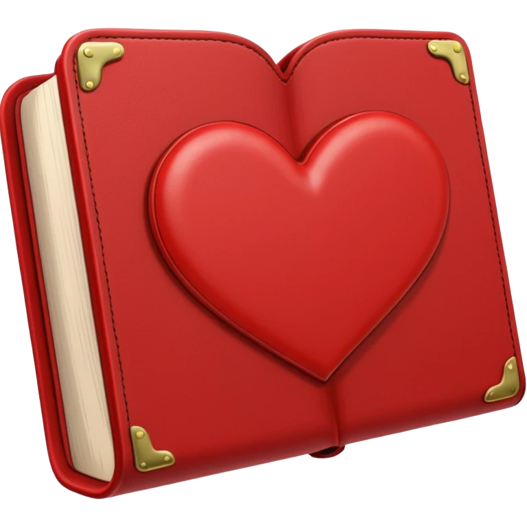 heart-shaped book emoji