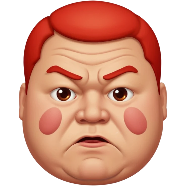 fat man sharting emoji