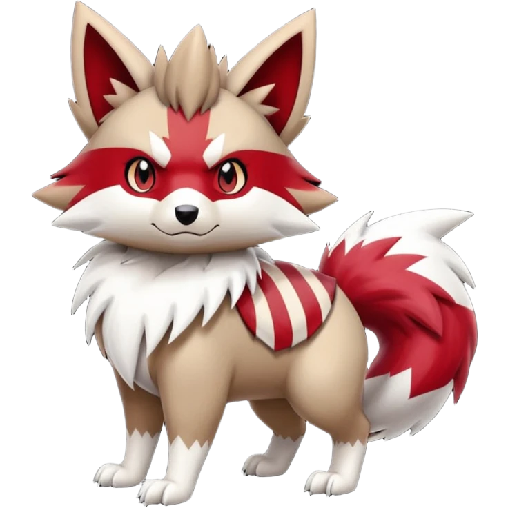 Zigzagoon-Zorua-Zangoose-Hybrid (Full body) emoji