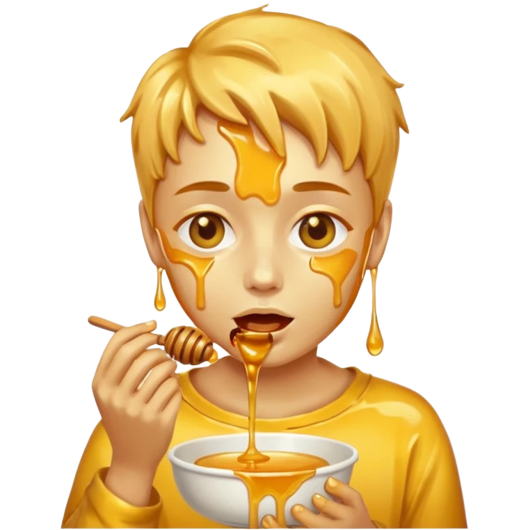 honey eating emoji