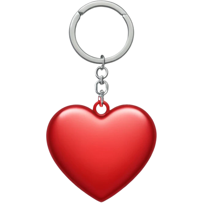 key ring heart valentines day emoji