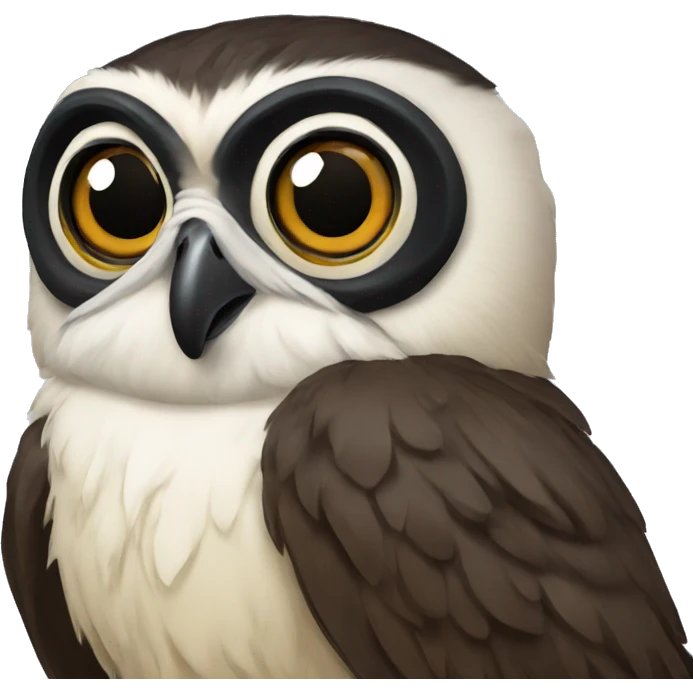 Spectacled owl emoji