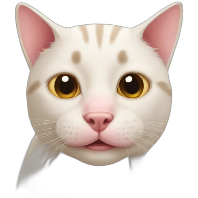 cat with pig nose emoji