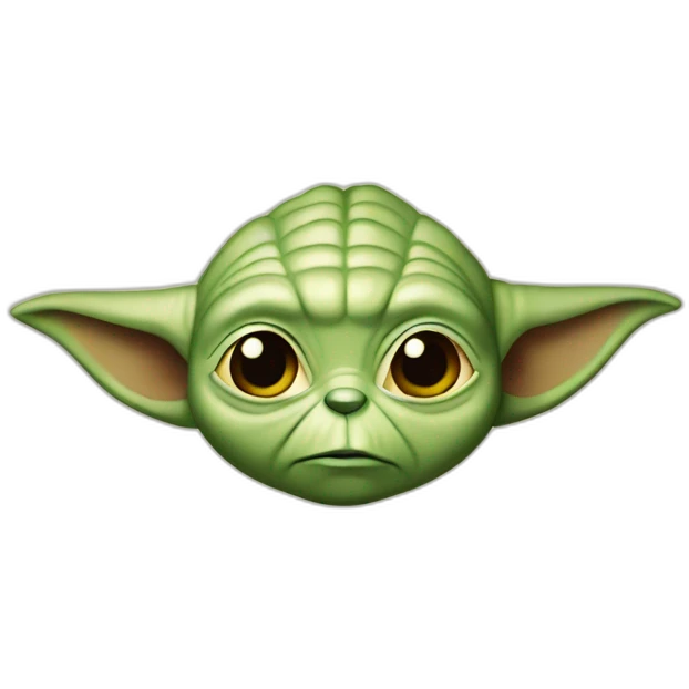Peaking yoda emoji