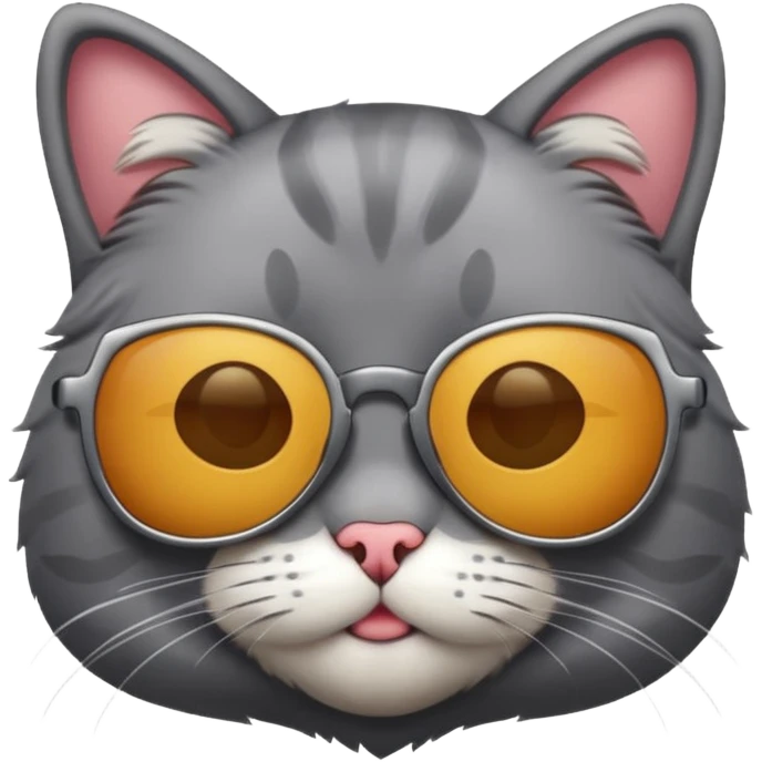 Cat wearing sunglasses emoji
