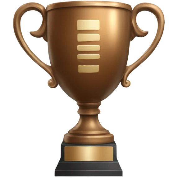 Bronze Pokal auf den G10 steht emoji