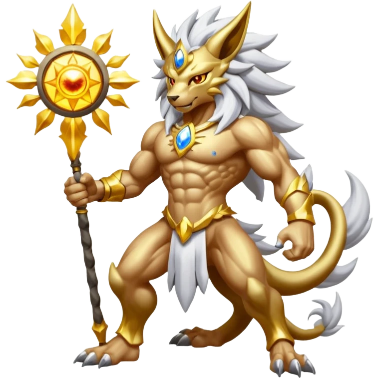 Solgaleo-Fakémon-hybrid-creature (full body)  emoji