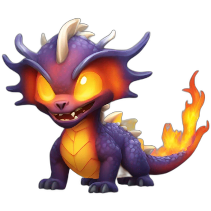 Dracaufeu shiny emoji