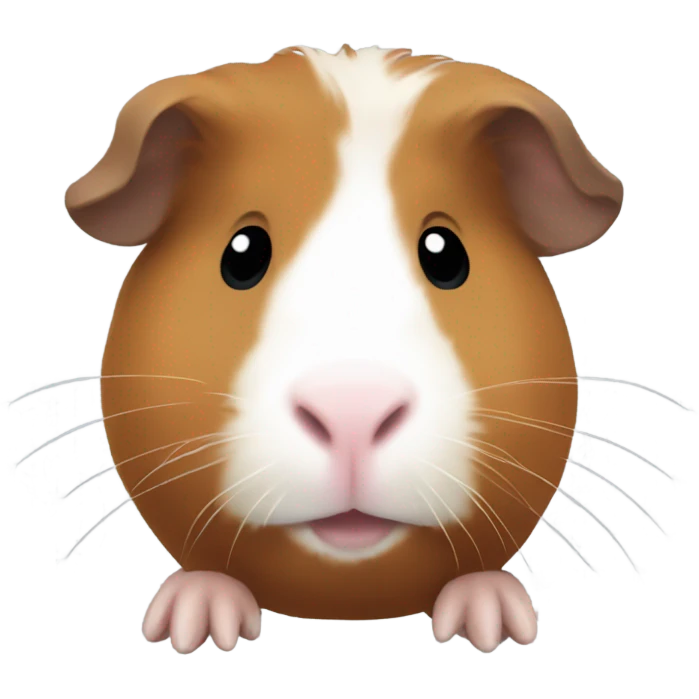 guineapig brown with a white nose emoji