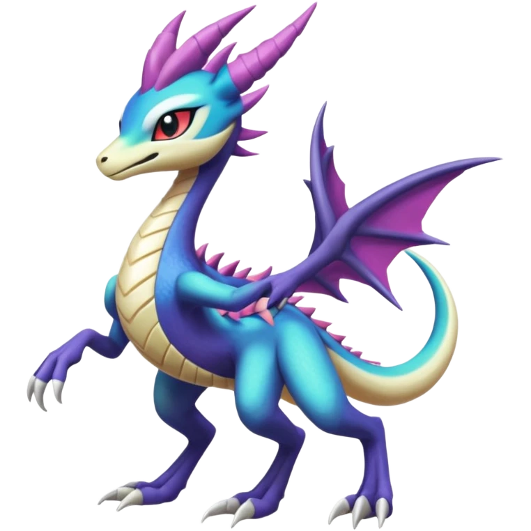 Badass edgy cool realistic Meloetta-Sergal-Cresselia-Palkia-Spyro-Fakémon-creature-hybrid emoji