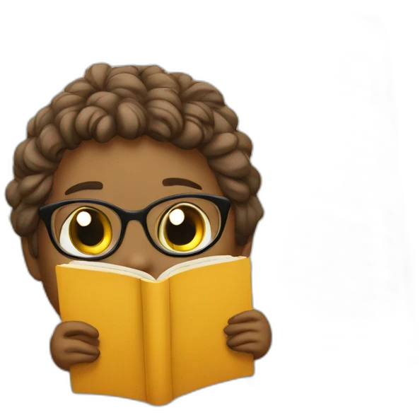 avid reader emoji