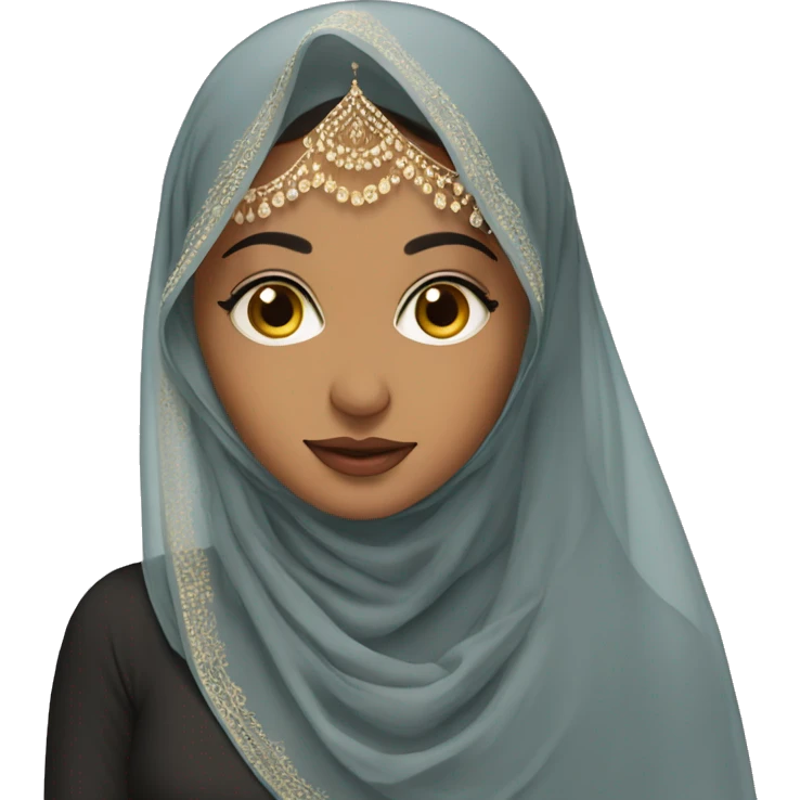 Desi girl with veil emoji