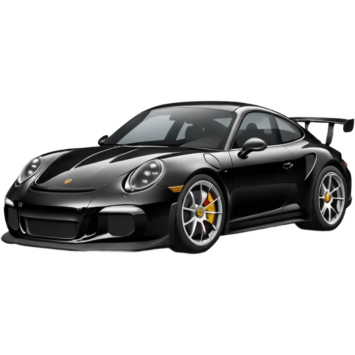black porsche gt3 emoji