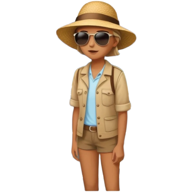 a person outside of a parked car. looking at the open long road with mountains at the fondo  emoji