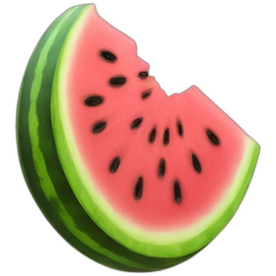 Watermelon turtle emoji