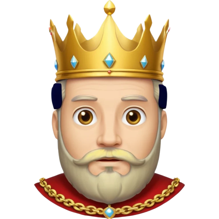 King Hyssen gold beard  emoji