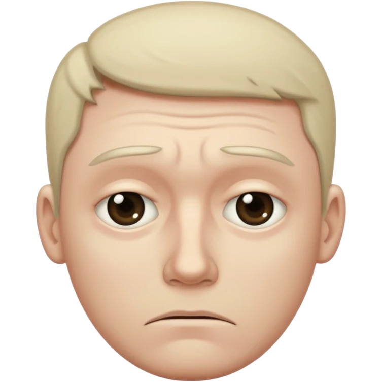 A sad man emoji