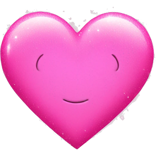 pink heart with sparkles emoji