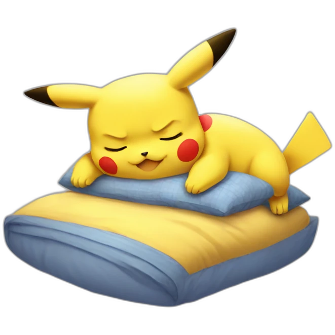 Pikachu-sleep emoji