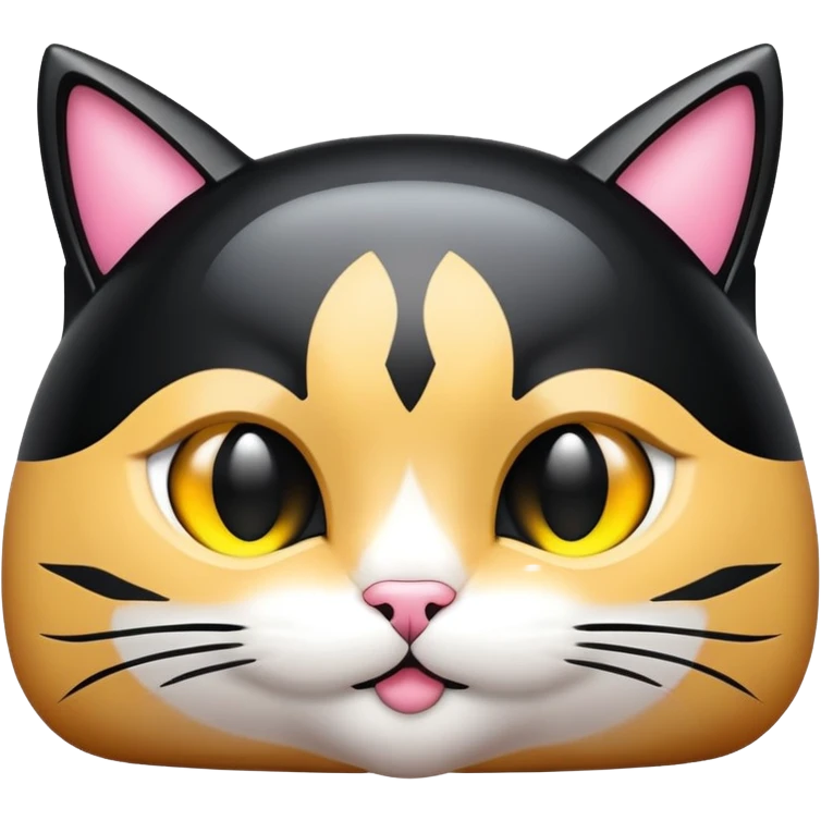 Car wearing cat ears emoji