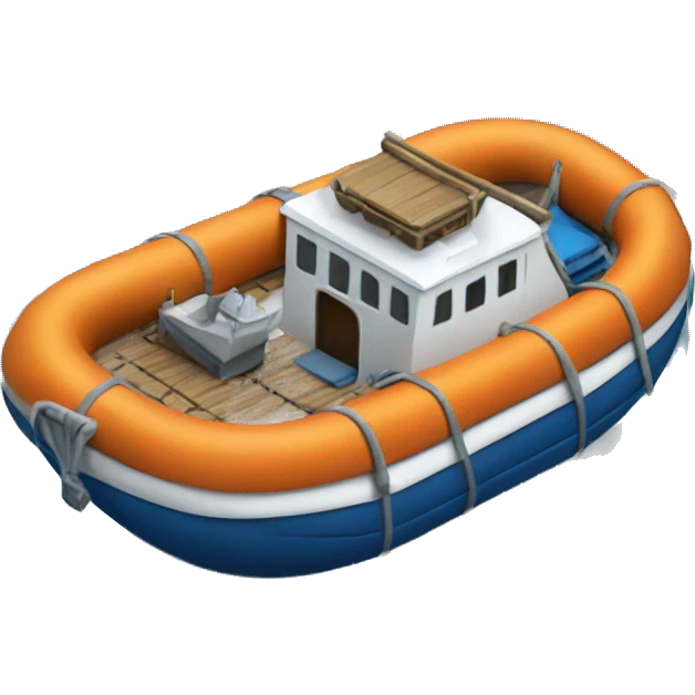 Raft Ship Boat emoji