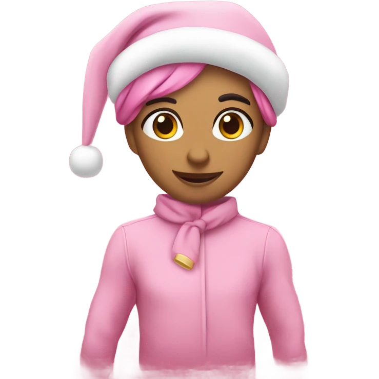 Pink Christmas ￼ emoji