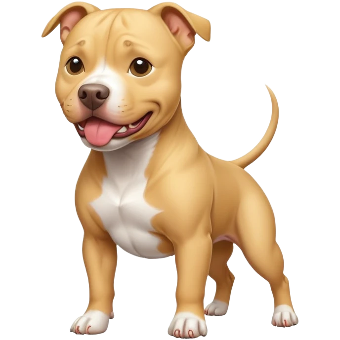 Playing blonde pitbull emoji