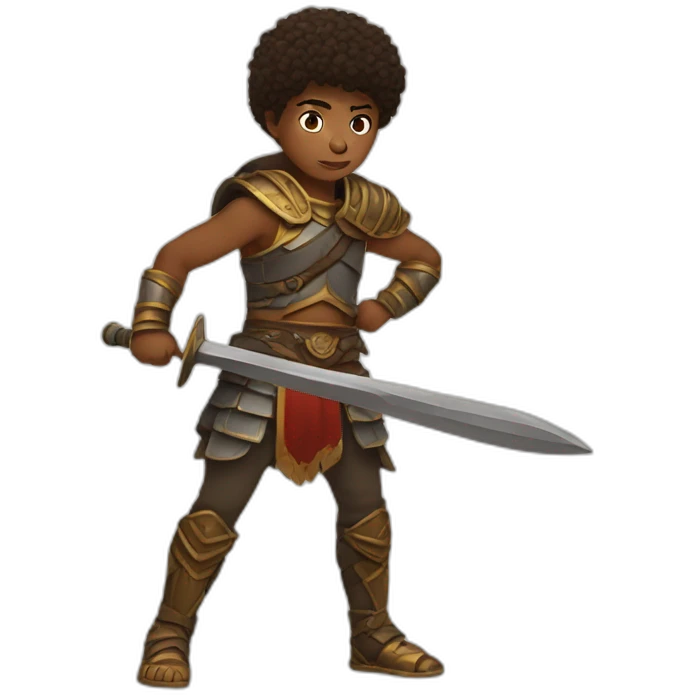 Warrior kid emoji