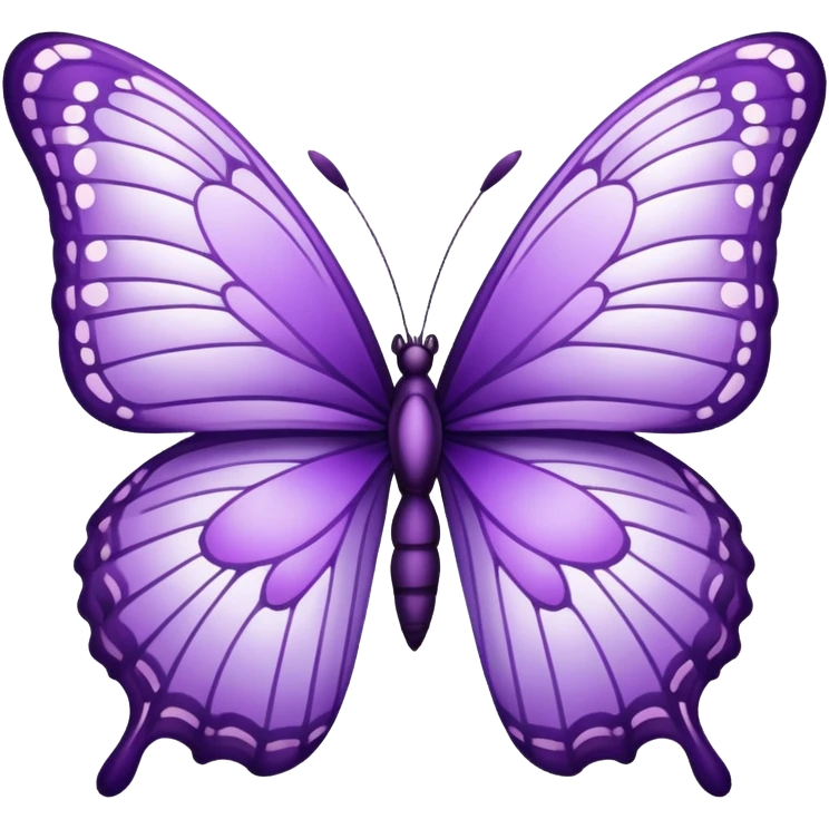 Purple butterfly  emoji