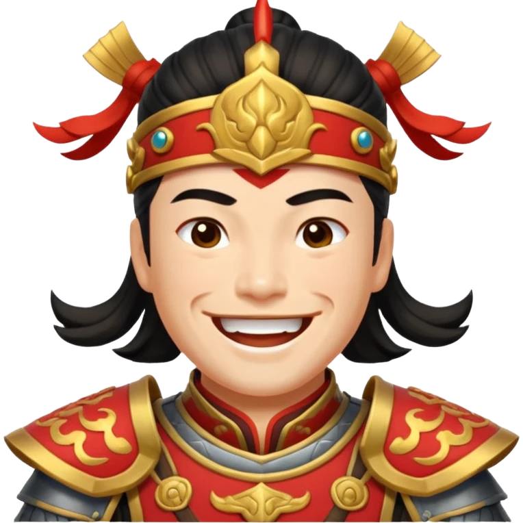 Laughing Lu bu from 3 kingdoms in discord emoji format  emoji