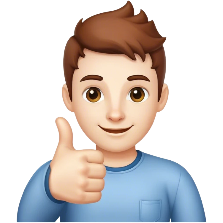 Einhorn was einen Daumen nach oben zeigt emoji