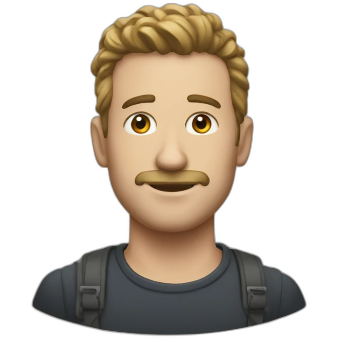 homme roue avec bouclette emoji
