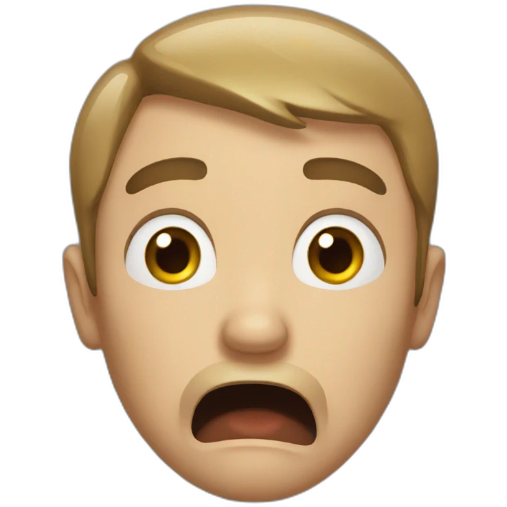 man in shock emoji