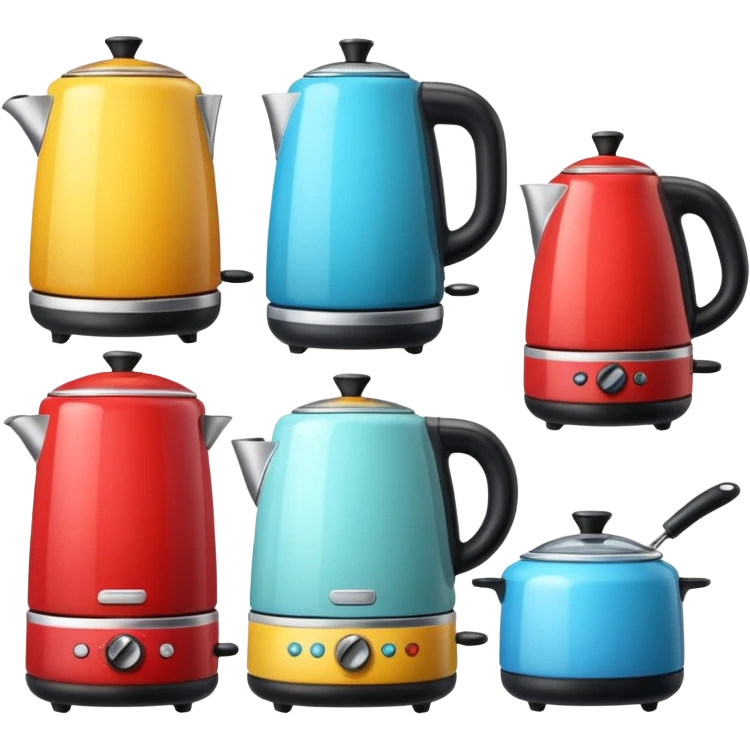 Electrodomésticos de cocina graciosos  emoji