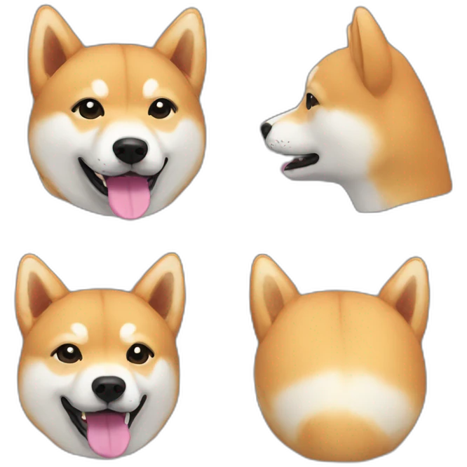 shiba-disguised-flower emoji