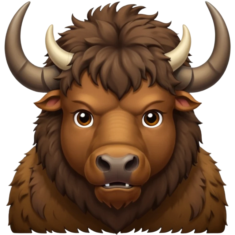 bisonte americano en zoológico emoji