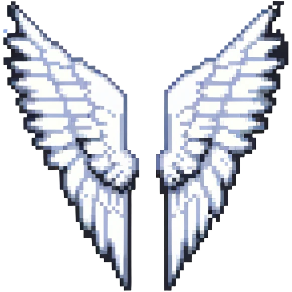 white bird wing emoji